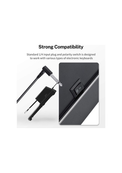 Donner Dsp-001 Sustain Pedal Klavye Ve Piyano Uyumlu