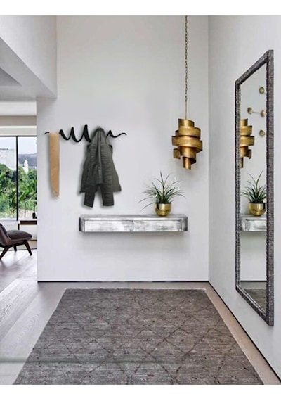 Metal Siyah Modern Dekoratif Antre, Hol Askısı 10772765 Diğer