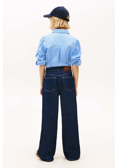 Tommy Hilfiger Kız Çocuk Kot Pantolon Kg0kg08961 Mavi