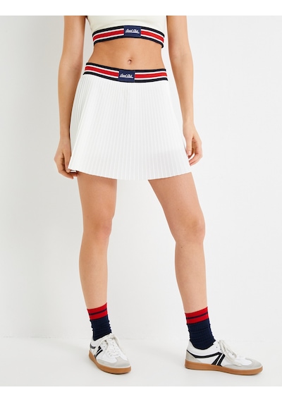 Koton Tenis Eteği Şortlu Pileli Beli Kontrast Detaylı Lastikli Mini Boy Ekru 4sak40050nw Ekru Koton Tenis Eteği Şortlu Pileli Beli Kontrast Detaylı Lastikli Mini Boy Ekru 4sak40050nw Ekru