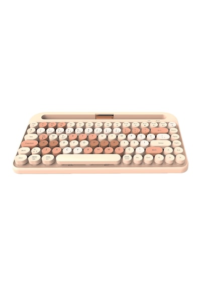 Everest Kb-98 Latte 2.4g+bt1+bt2 Çoklu Cihaz Bağlantılı Q Kablosuz Klavye Açık Kahverengi