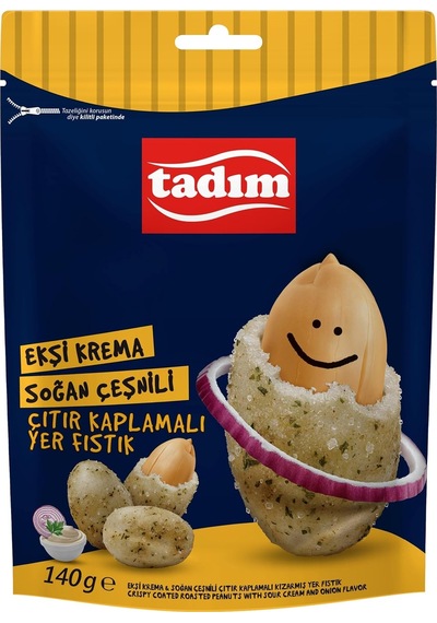 Tadım Yer Fıstığı Çıtır Kaplamalı Ekşi Krema&soğan 140 Gr