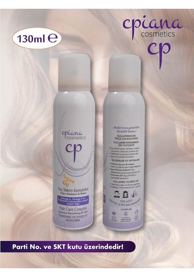 Cpiana Saç Bakım Kompleksi - Dökülme Karşıtı & Yoğun Bakım Argan Yağlı 130ml