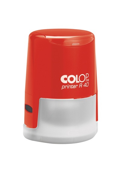 Colop R40 Yuvarlak Kırmızı Kasa Kırmızı Keçe - 40 MM