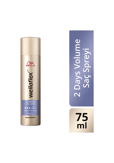 Wellaflex 2 Days Volume 2 Gün Boyunca Hacim Veren Saç Spreyi Extra Strong Hold - 75 Ml