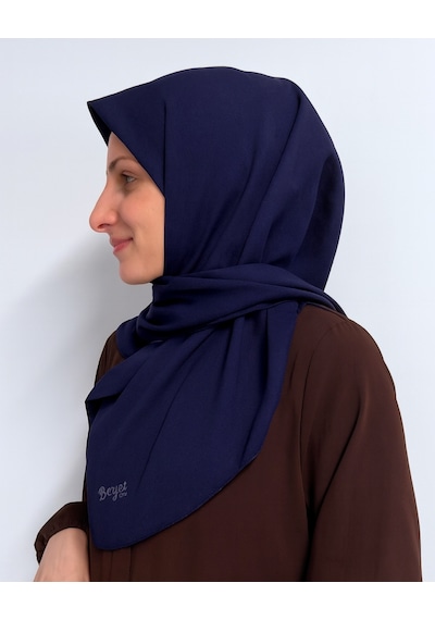 Bilenler Denim Kare Eşarp Kaymaz, Rahat Ve Şık Kullanım Lacivert