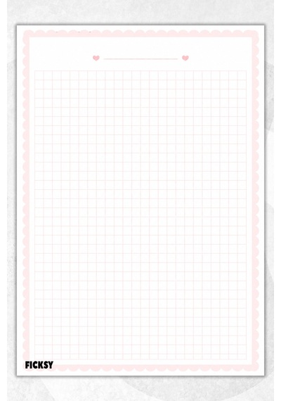 A4 Bloknot Kareli Defter - 50 Yaprak - Memopad - Notepad - Not Defteri - Not Kağıdı - 4228 Çok Renkli