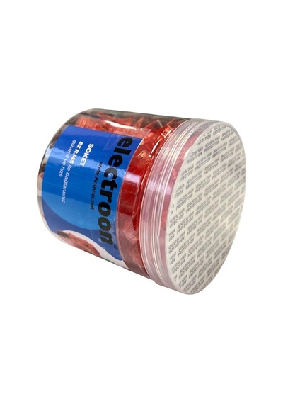 Electroon Kırmızı Cat6 Ezrj45 Açık Uçlu Soket 8p/8c - 100adet