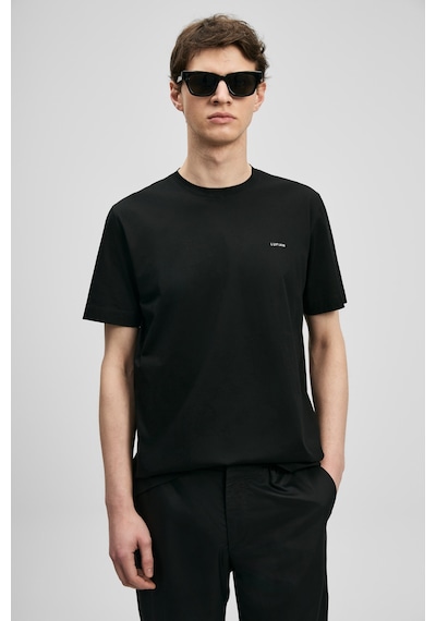 Lufian Bran Modern Grafik T- Shirt Siyah Siyah 111020321100100