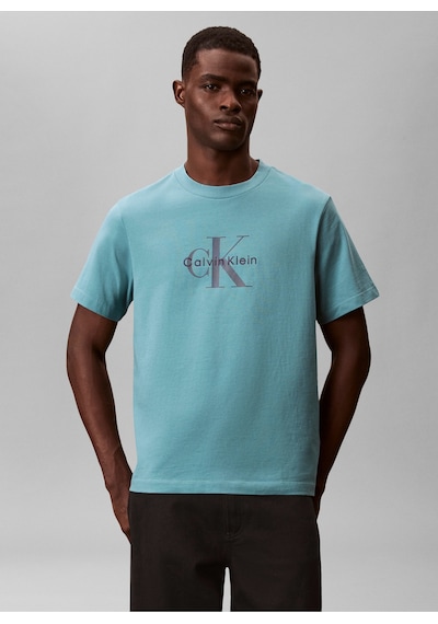 Jeans Bisiklet Yaka Baskılı Petrol Erkek T-shirt Lv04rb862g2ır Petrol T-shirt Petrol