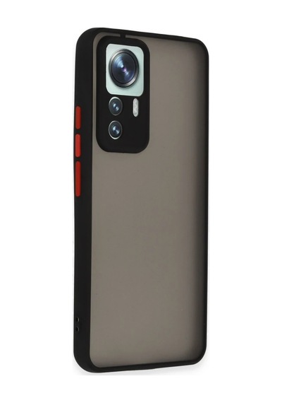 Xiaomi Mi 12t Pro Kılıf Montreal Silikon Kapak - Siyah 0.2M-Çok Renkli