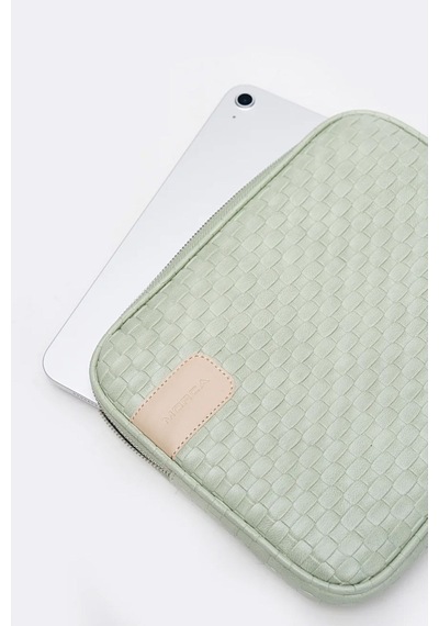 Mussen Ipad Neo Air Pro & Galaxy & Matepad & Tablet Kılıfı 11 İnç Hasır Mint Yeşil