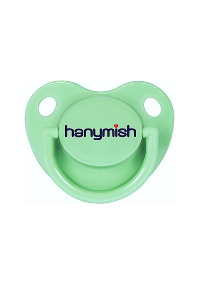 Hanymish Rainbow Damaklı Silikon Emzik No:1 (0-6 Ay) Yeşil
