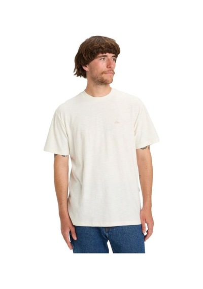 Quiksilver Slub Roundneck Erkek Tişört Beyaz Eqykt04391 Bej
