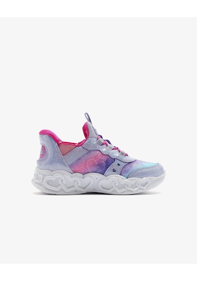 Skechers Kız Çocuk Mor Işıklı Spor Ayakkabı Lavanta/çoklu
