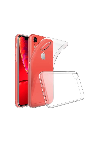 Apple Uyumlu iPhone Xr Kilif Seffaf Silikon Kamera Korumali 3D Tipali 390785808