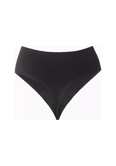 Skims Smoothing Intimates Yüksek Bel Tanga, Pürüzsüz Ve Dikişsiz, Siena Renk Siyah