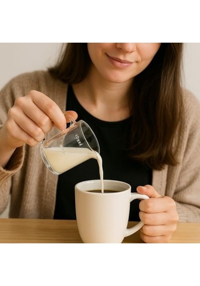 6 Lı Cam Sosluk Seti 100 Ml Ölçekli Kulplu Sos Kabı, Şeffaf Mini Ölçü Bardağı, Kahvaltı, Tatlı Ve Mutfak Sunumları İçin