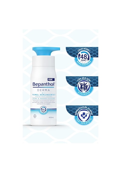 Bepanthol Derma Temel Nemlendiricili Günlük Vücut Losyonu 400 ML