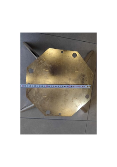 Metal Sabit Berjer Ayağı - Mobilya Ayağı - Örümcek Ayak - Gold