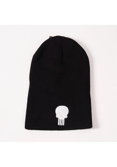 Punisher Logo Bere Siyah Çok Renkli