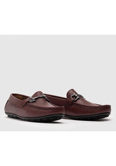 Cabani Hakiki Deri Bordo Erkek Loafer Ayakkabı Bordo (521641106) Bordo