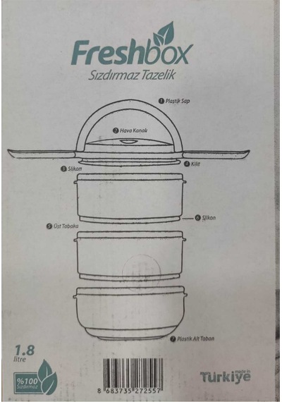 Sefer Tası Yemek Termosu Saklama Kabı Termosu 3 Lü Mix Renk Çok Renkli