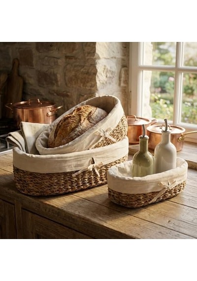 3&apos Lü Hasır Oval Bezli Düzenleyici Sepet Seti - Çıkarılabilir Kumaş Astarlı Ekmek Ve Sunum Sepeti - Banyo, Mutfak Ve Bebek Odası İçin Çok Amaçlı Organizer 42x25 Cm Büyük Boy 000 Açık Krem 3&apos Lü Hasır Oval Bezli Düzenleyici Sepet Seti - Çıkarılabilir Kumaş Astarlı Ekmek Ve Sunum Sepeti - Banyo, Mutfak Ve Bebek Odası İçin Çok Amaçlı Organizer 42x25 Cm Büyük Boy 000 Açık Krem