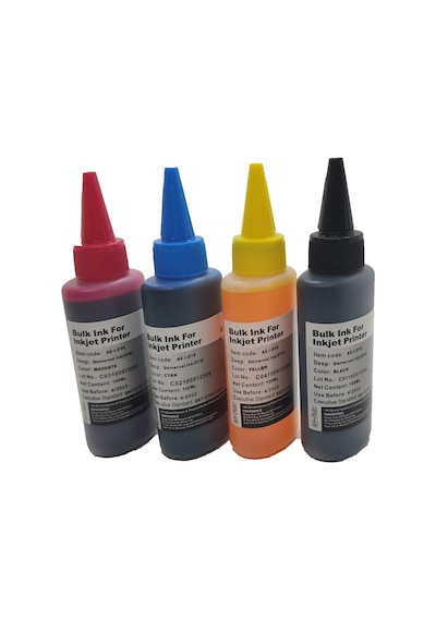 Tr For T1291 Kartuş Dolum Mürekkebi Takım 4x100ml 4 Renk Set Mürekkep Muadil Diğer