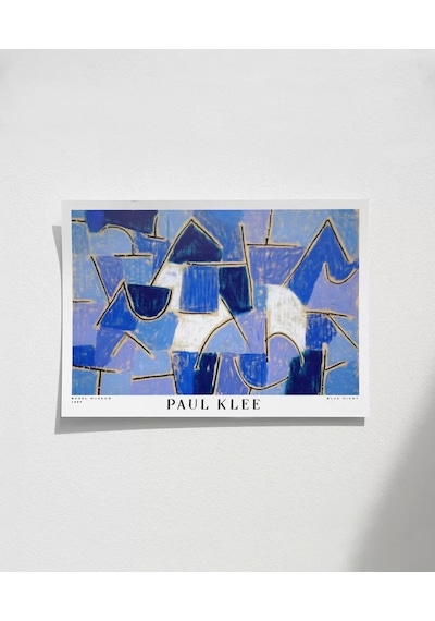 Çerçevesiz Poster Paul Klee Mavi Gece