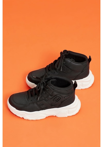 Vicco Milas Kürklü Unisex Okul Öncesi Siyah Bot