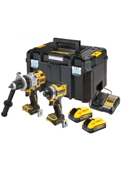 Dewalt DCK2200H2T 18V XR 5.0AH Powerstack Kömürsüz Akülü Matkap + Darbeli Vidalama Seti İkili Kit