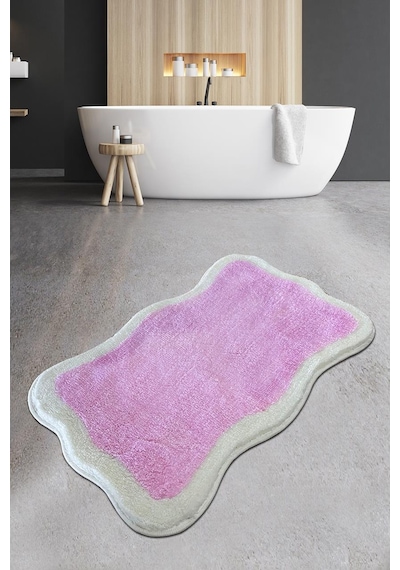 Olaf Pembe 60X100 Banyo Halısı