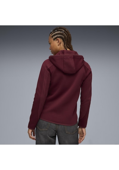 Puma Evostrıpe Full-zip Hoodie Kadın Yetişkin Ceket Bordo