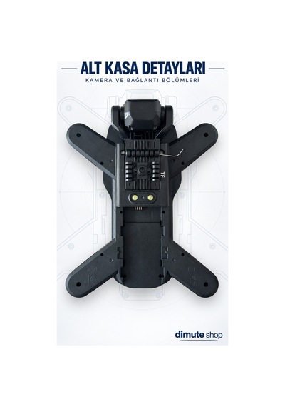 J18 Pro / T2p Drone Kasası - Anakart Ve Kamera Dahil Kasa - 921039154