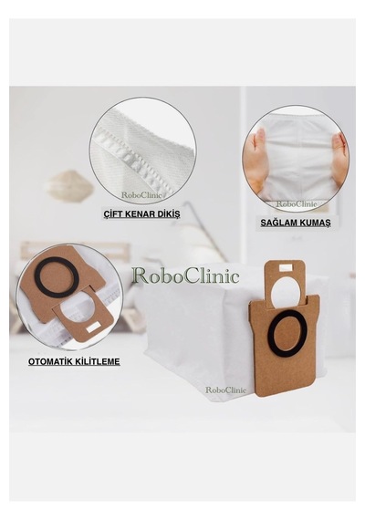 Xiaomi X10 Robot Süpürge Model Kod:b102gl Uyumlu Yedek Toz Torba, Fırça, Filtre, Seti -7 Parça