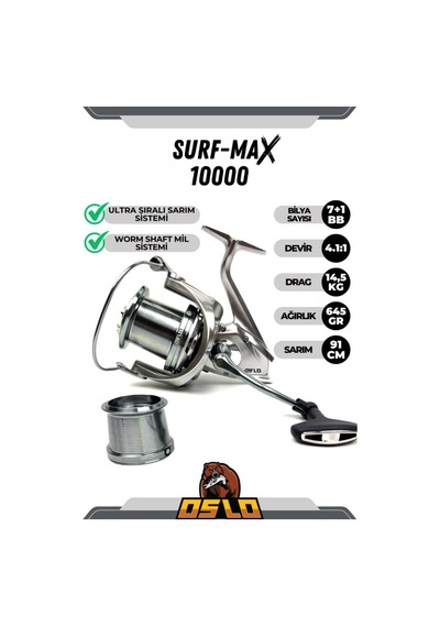 Surf Max 10000 Surf Olta Makinesi Yedek Kafalı
