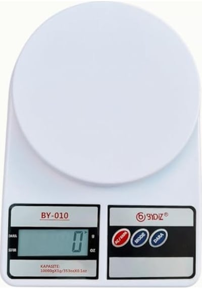 Bydiz Terazi By-010 Dijital Mutfak Terazisi - Mutfak Tartısı - Dara Alma Özellikli, Lcd Ekran, Otomatik Kapanma Özel Diğer