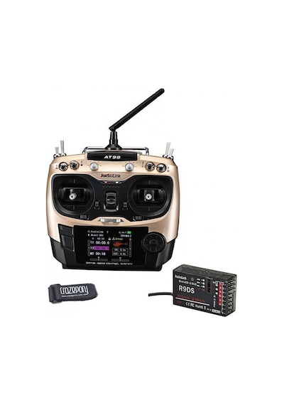 Radiolink AT9S Pro 2.4GHz 12 Kanal Kumanda ve R9DS Alıcı
