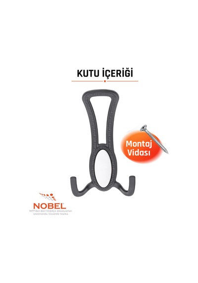 Seçi L Portmanto Askısı, Metal Vestiyer Askısı, 90 Gr, Dolap Ve Duvar Askılığı, Matsi Yah Vidalı