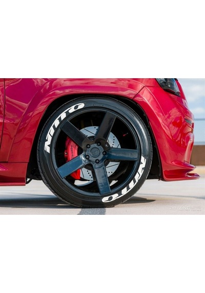 Nitto Beyaz Kalıcı Lastik Yazısı Nitto Sticker 8 Kit Büyük Boy