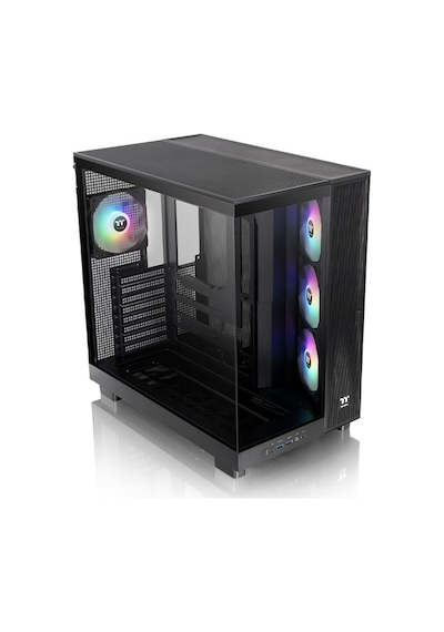Thermaltake View 380xl Temperli Cam 4x120mm Usb 3.0 Siyah Argb Akak0thr0003 Thermaltake View 380xl Temperli Cam 4x120mm Usb 3.0 Siyah Argb Akak0thr0003