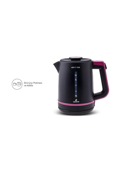 Karaca Berry Tea XL 2in1 Çelik Demlikli Çay Makinesi ve Kettle