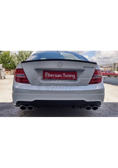 Mercedes C180 Spoiler --Fibersan Tuning