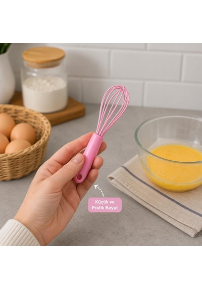 15 Cm Mini Çırpıcı Küçük Boy Mutfak Çırpıcısı, Yumurta, Sos Ve Karışımlar İçin Pratik El Çırpıcısı