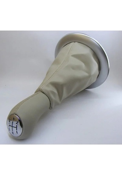 Renault Megane 2 2003-2010 Renault Megane 2 Deri Vites Topuzu Ve Körüğü Takımı Krem Deri