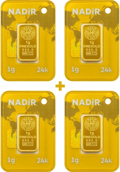 Nadir Gold 24 Ayar 4 Gram Külçe Altın