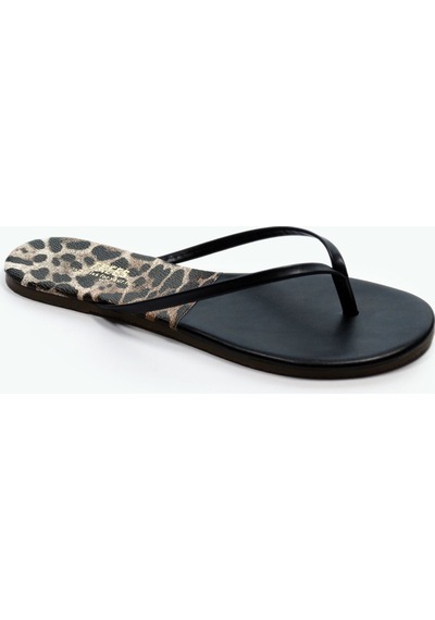 Tkees Kadın Leopar Iı/siyah Parmak Arası Terlik Leopar Iı/siyah Leopar - Siyah Tkees Kadın Leopar Iı/siyah Parmak Arası Terlik Leopar Iı/siyah Leopar - Siyah