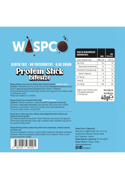 Protein Stick Bite Size - Karma Paket 40 Gr X 12 Adet