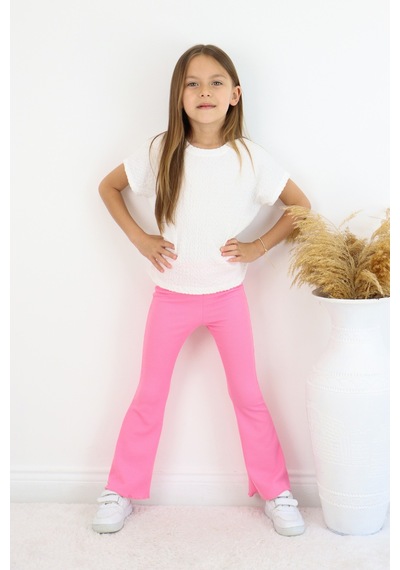 Fesshera Kids Minik Prenseslere Özel Kız Çocuk Esnek Kumaşlı Fırfırlı İspanyol Paça Günlük Ve Şık Tayt Pembe Fesshera Kids Minik Prenseslere Özel Kız Çocuk Esnek Kumaşlı Fırfırlı İspanyol Paça Günlük Ve Şık Tayt Pembe